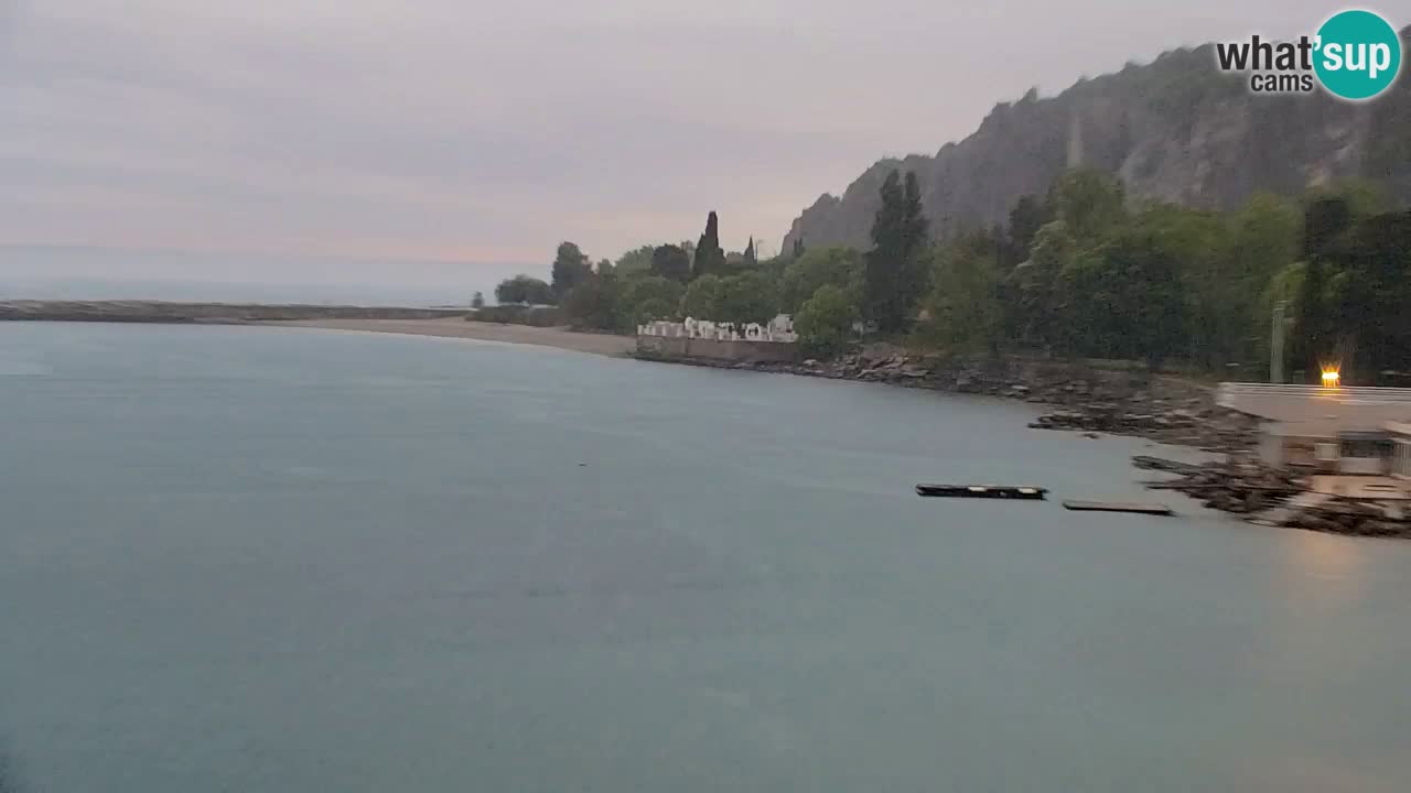 Webcam Sistiana – Vue sur la marina et la baie