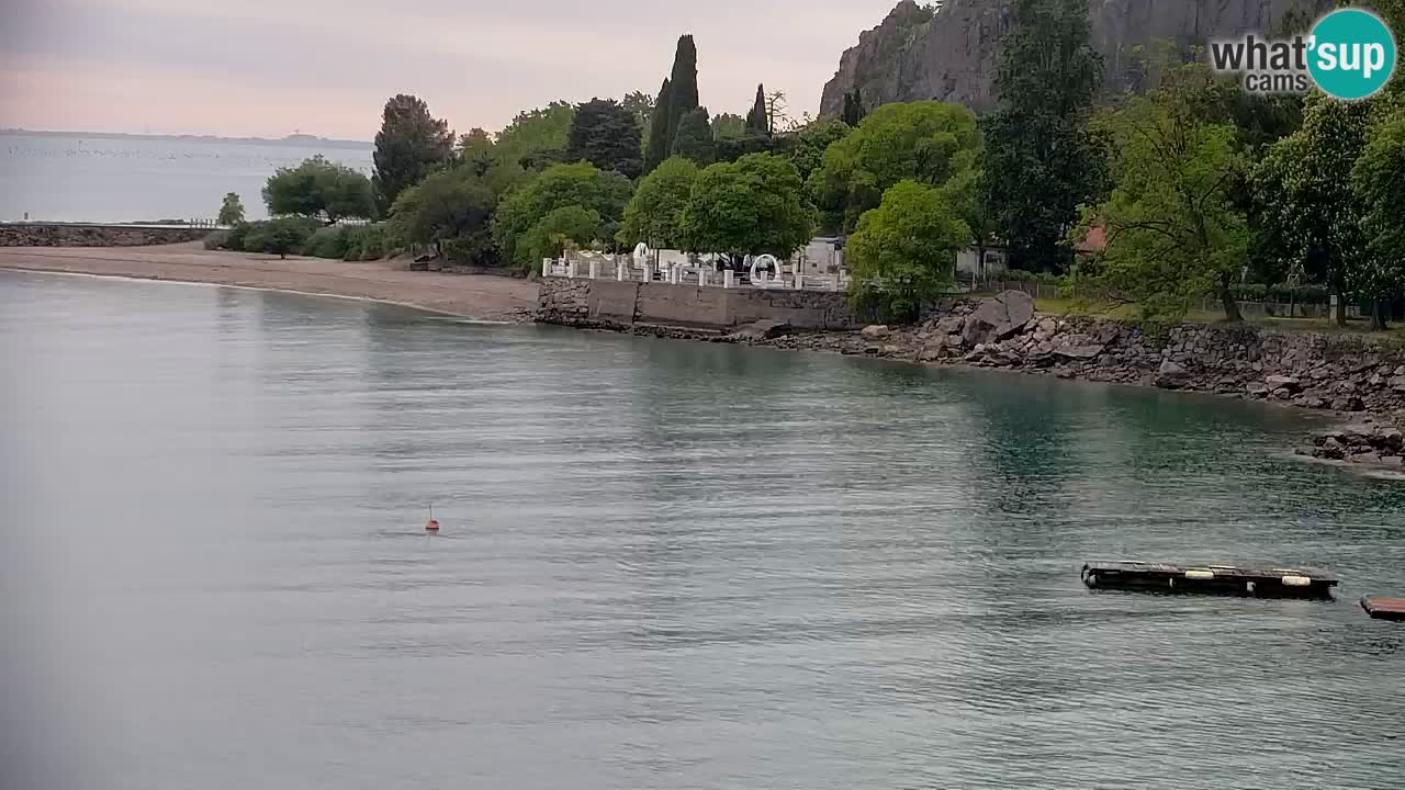 Webcam Sistiana – Vista sulla marina e sulla baia