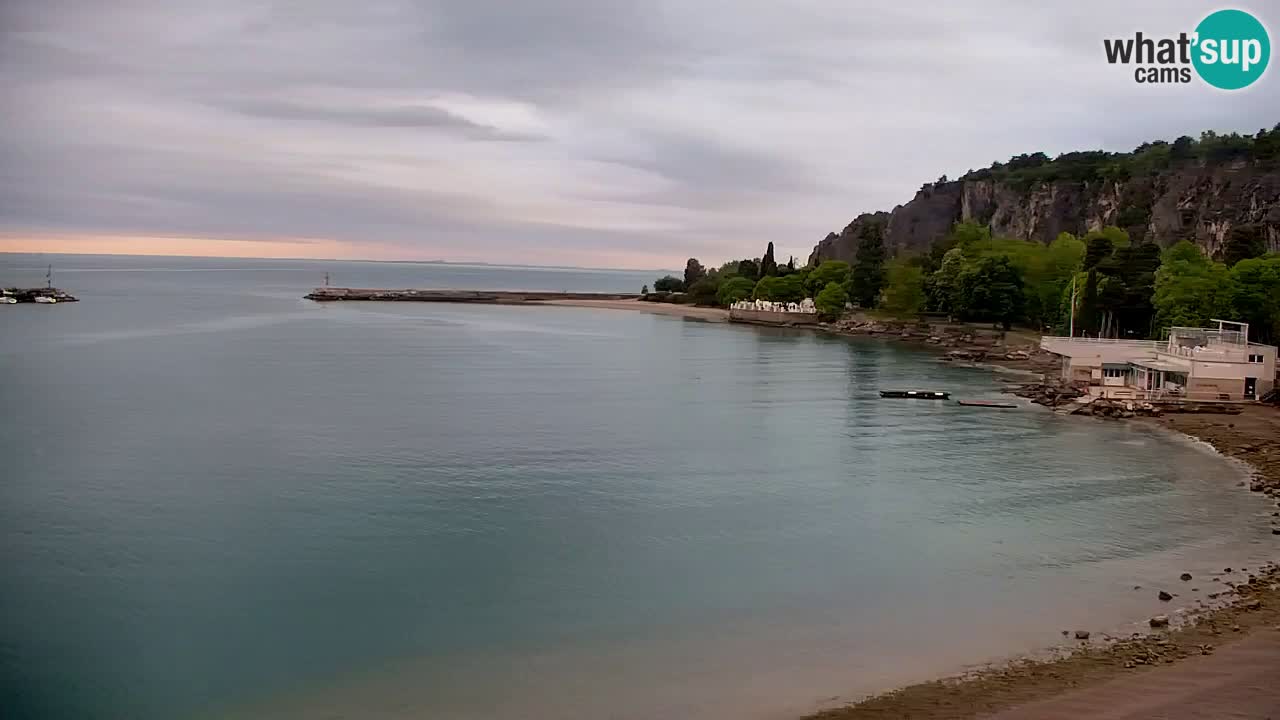 Webcam Sistiana – Pogled na marinu i zaljev