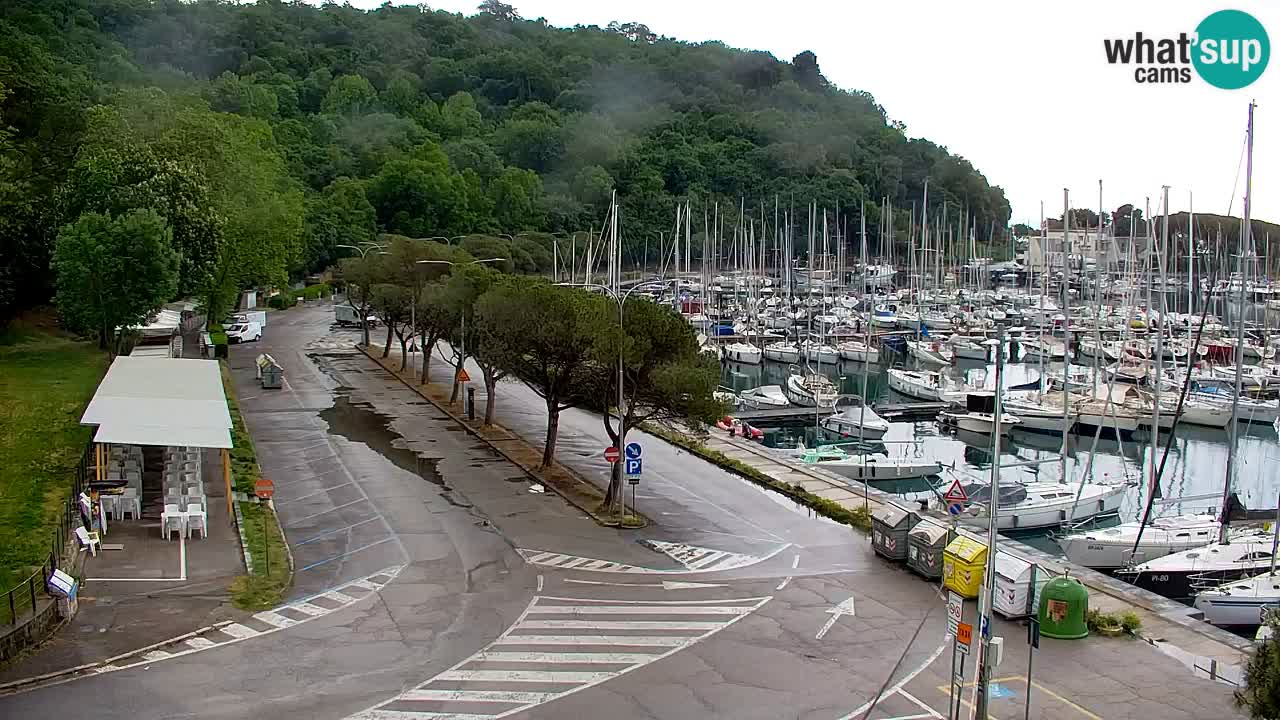 Webcam Sistiana – Vista sulla marina e sulla baia