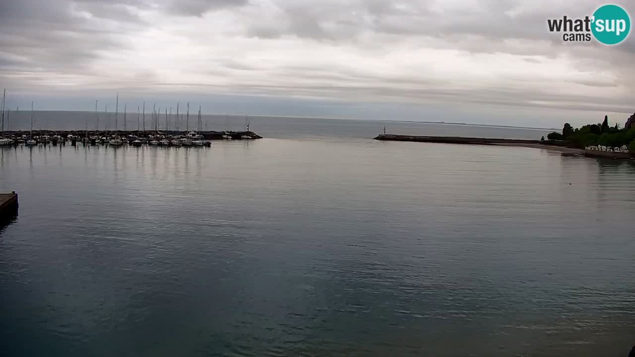 Webcam Sistiana – Vue sur la marina et la baie