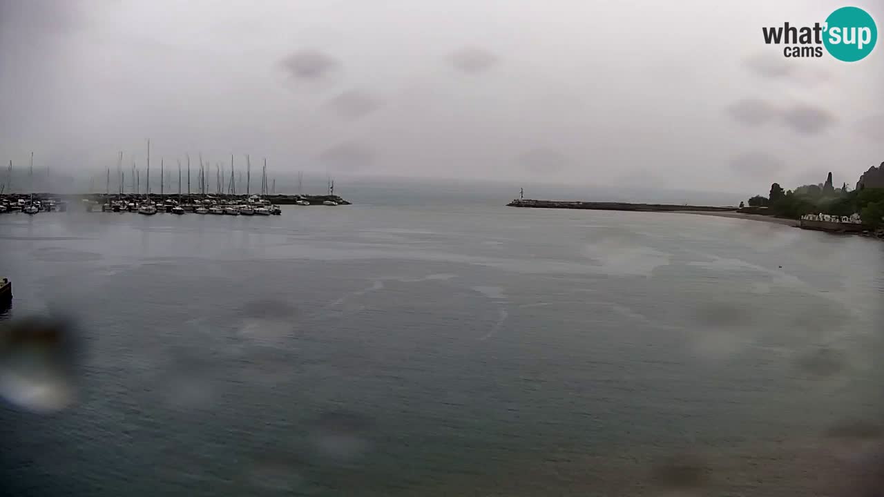 Webcam Sistiana – Vista sobre la marina y la bahía