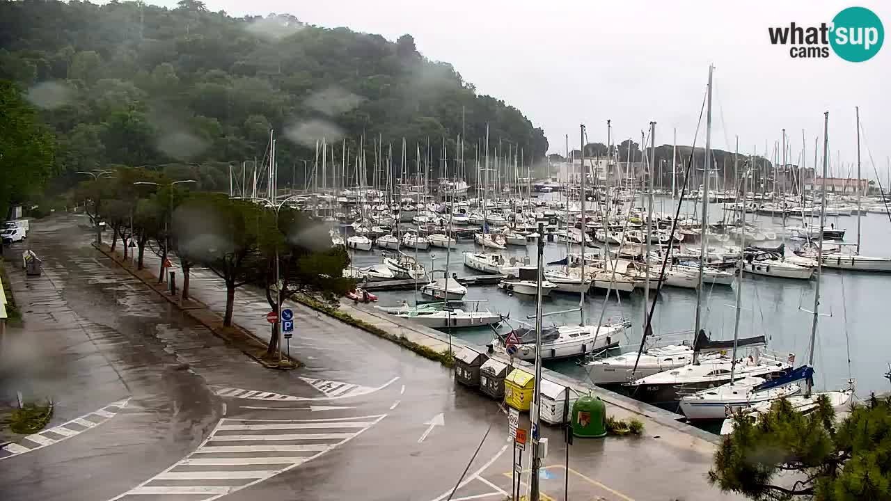 Webcam Sistiana – Vue sur la marina et la baie