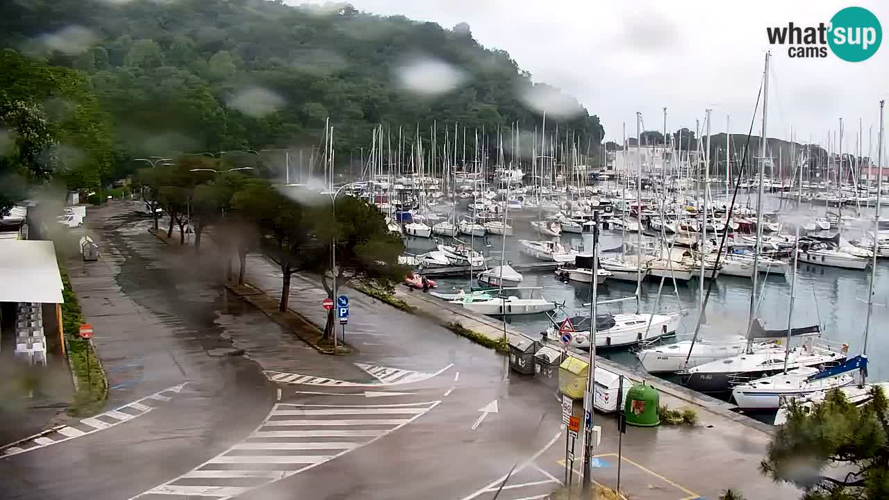 Webcam Sistiana – Vue sur la marina et la baie