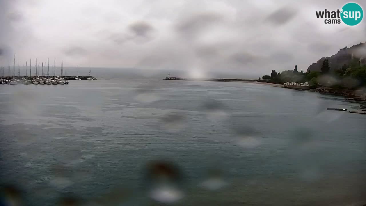 Webcam Sistiana – Pogled na marinu i zaljev