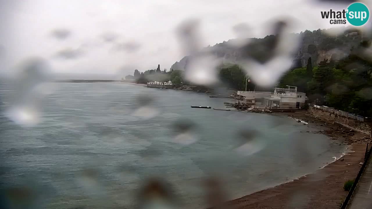 Webcam Sistiana – Pogled na marinu i zaljev
