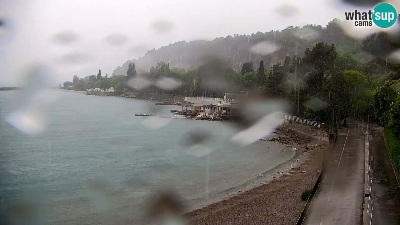 Webcam Sistiana – Vista sobre la marina y la bahía