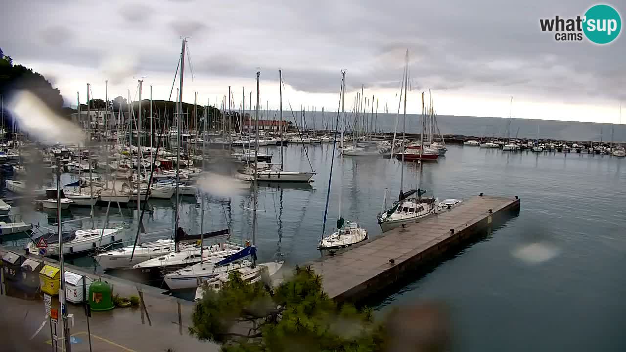 Webcam Sistiana – Pogled na marinu i zaljev
