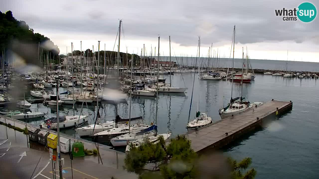 Webcam Sistiana – Vista sobre la marina y la bahía