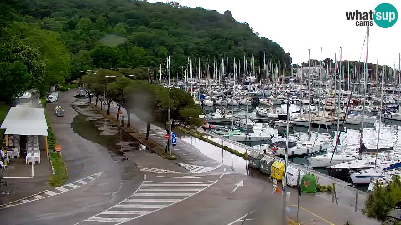 Webcam Sistiana – Vista sulla marina e sulla baia