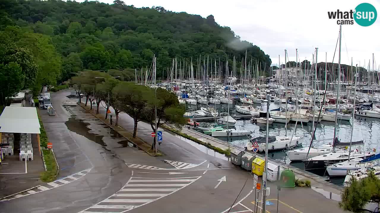 Webcam Sistiana – Blick auf Marina und Bucht