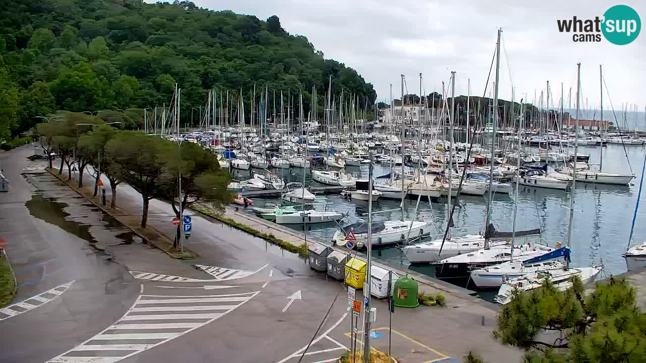 Webcam Sistiana – Blick auf Marina und Bucht