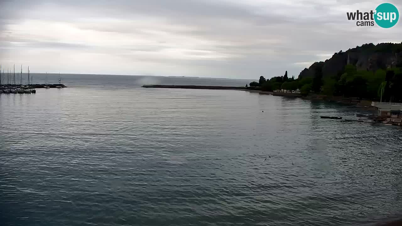 Webcam Sistiana – Blick auf Marina und Bucht