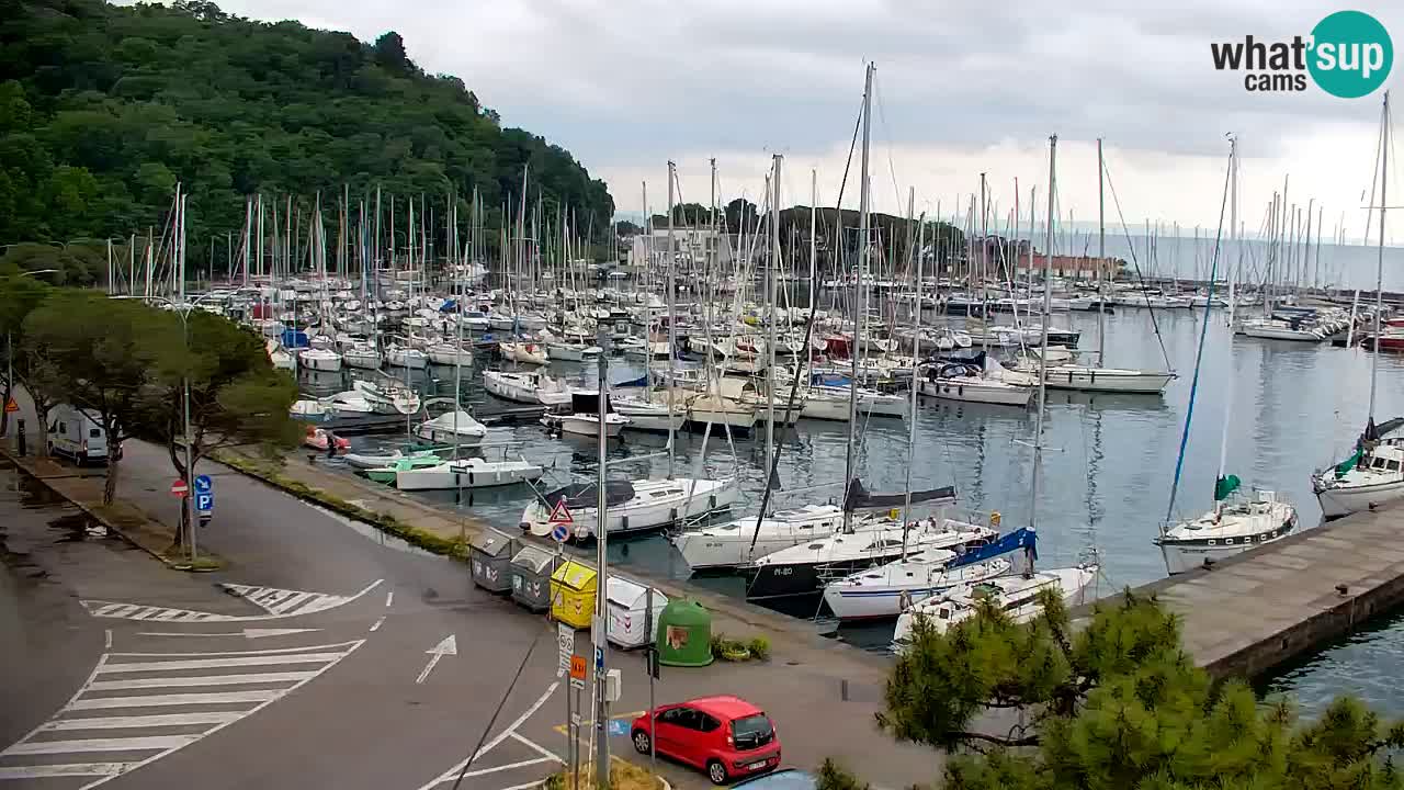 Webcam Sistiana – Blick auf Marina und Bucht