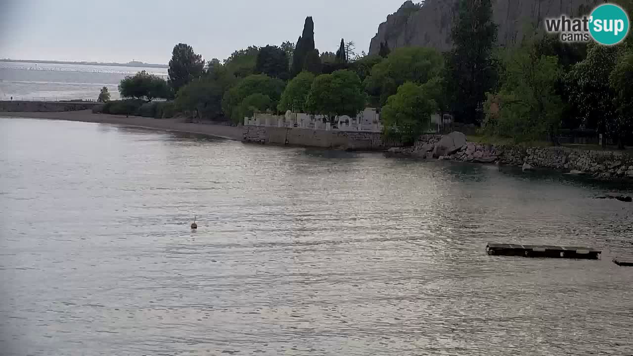 Webcam Sistiana – Vue sur la marina et la baie