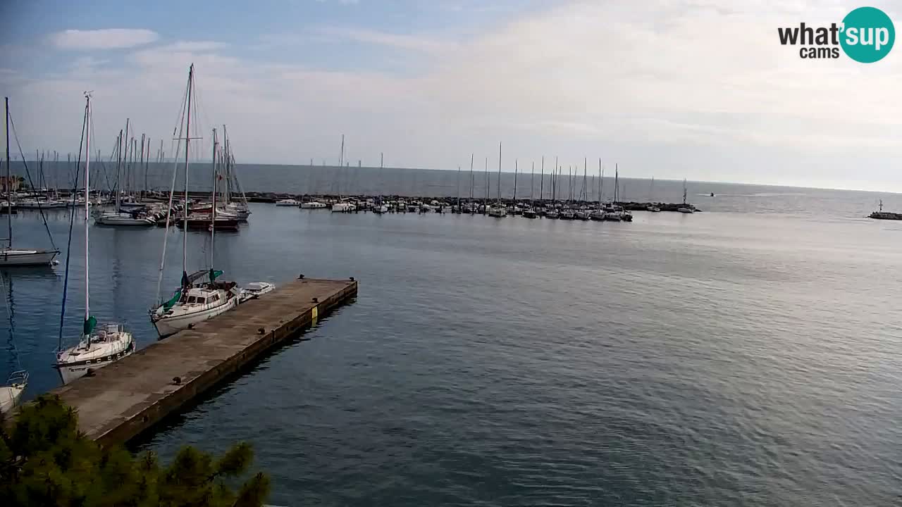 Webcam Sistiana – Blick auf Marina und Bucht