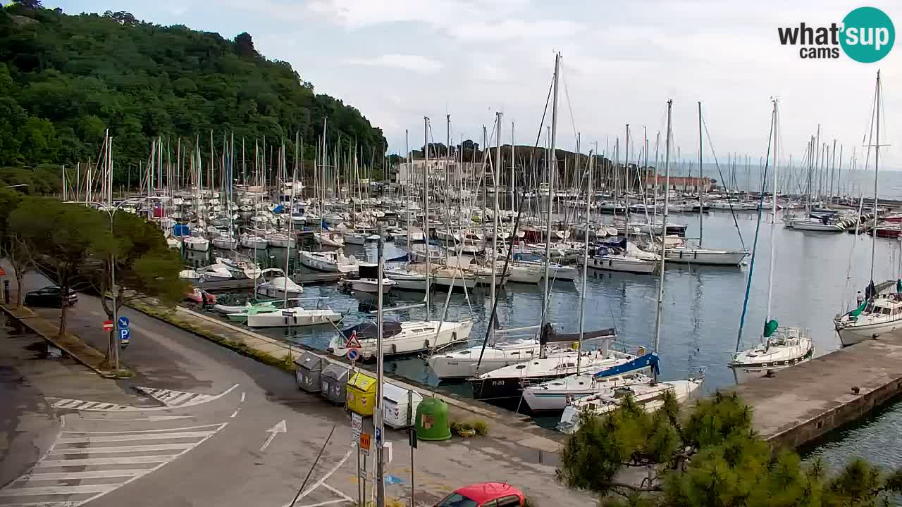 Webcam Sistiana – Blick auf Marina und Bucht