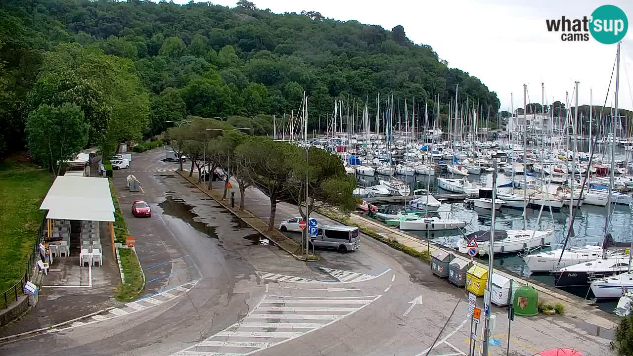 Webcam Sistiana – Blick auf Marina und Bucht
