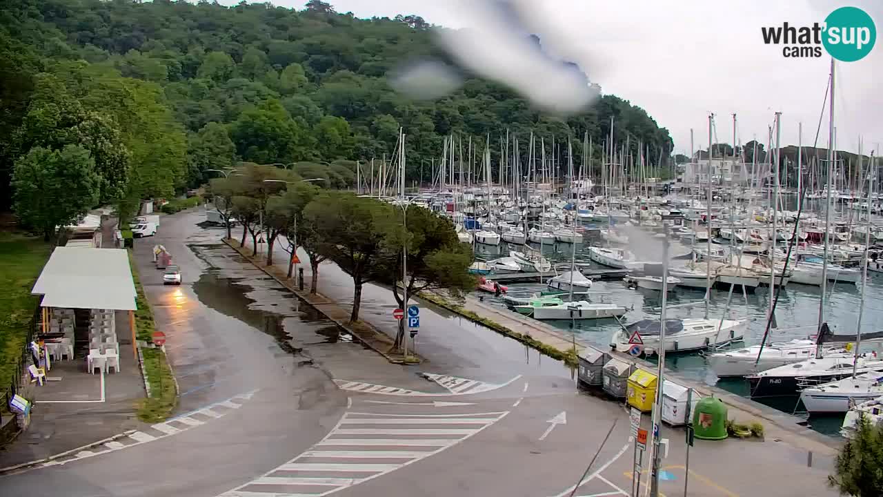 Webcam Sistiana – Vista sobre la marina y la bahía