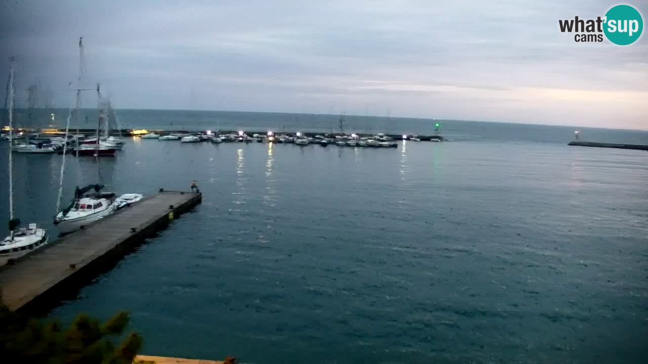 Webcam Sistiana – Vue sur la marina et la baie