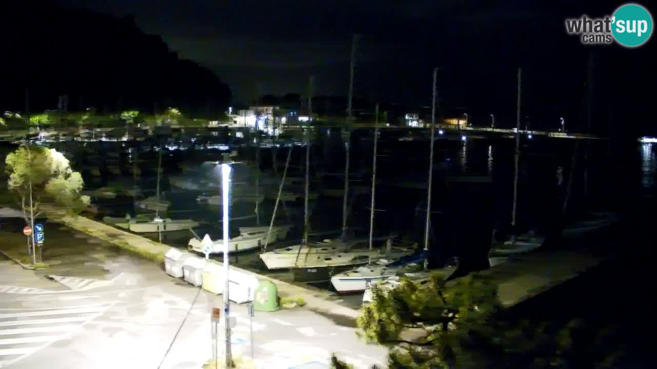 Webcam Sistiana – Vista sobre la marina y la bahía