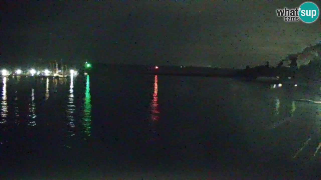 Webcam Sistiana – Vista sobre la marina y la bahía