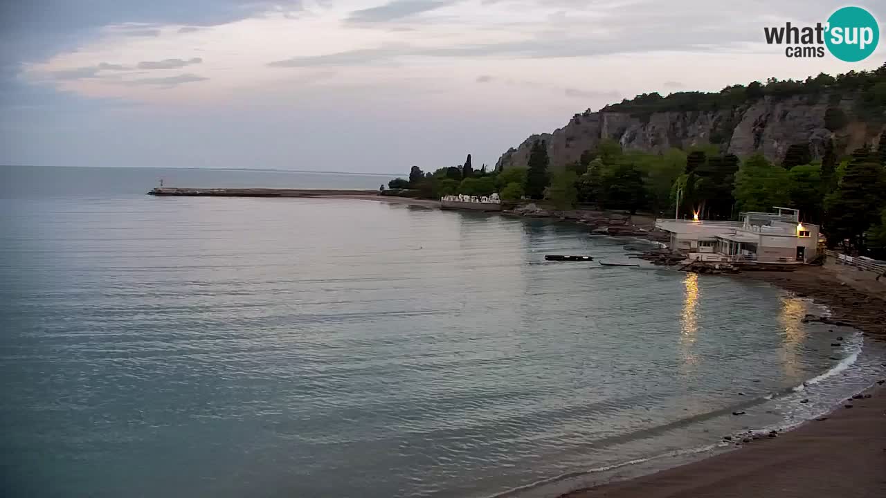 Webcam Sistiana – Vista sobre la marina y la bahía