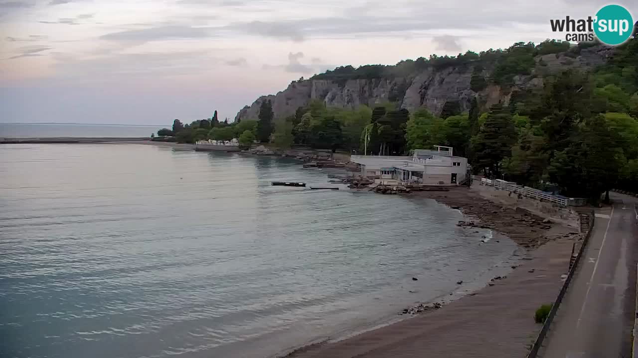 Webcam Sistiana – Vista sobre la marina y la bahía