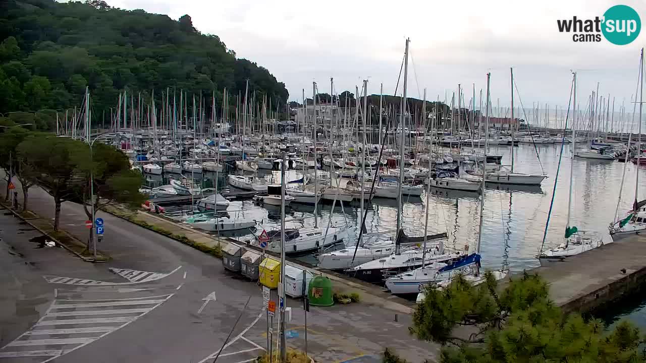 Webcam Sistiana – Vue sur la marina et la baie
