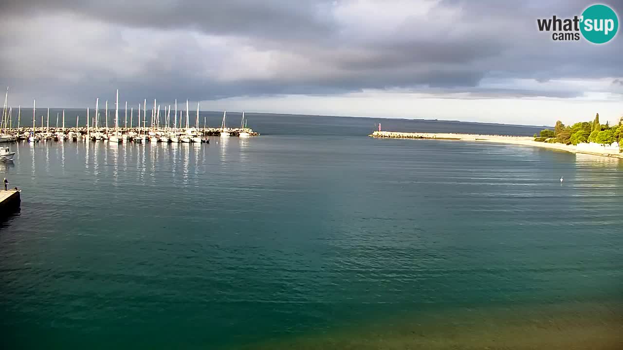 Webcam Sistiana – Vue sur la marina et la baie