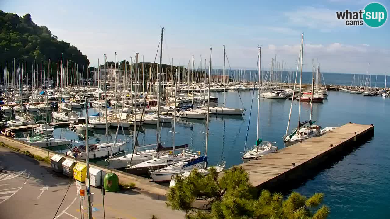 Webcam Sistiana – Vue sur la marina et la baie