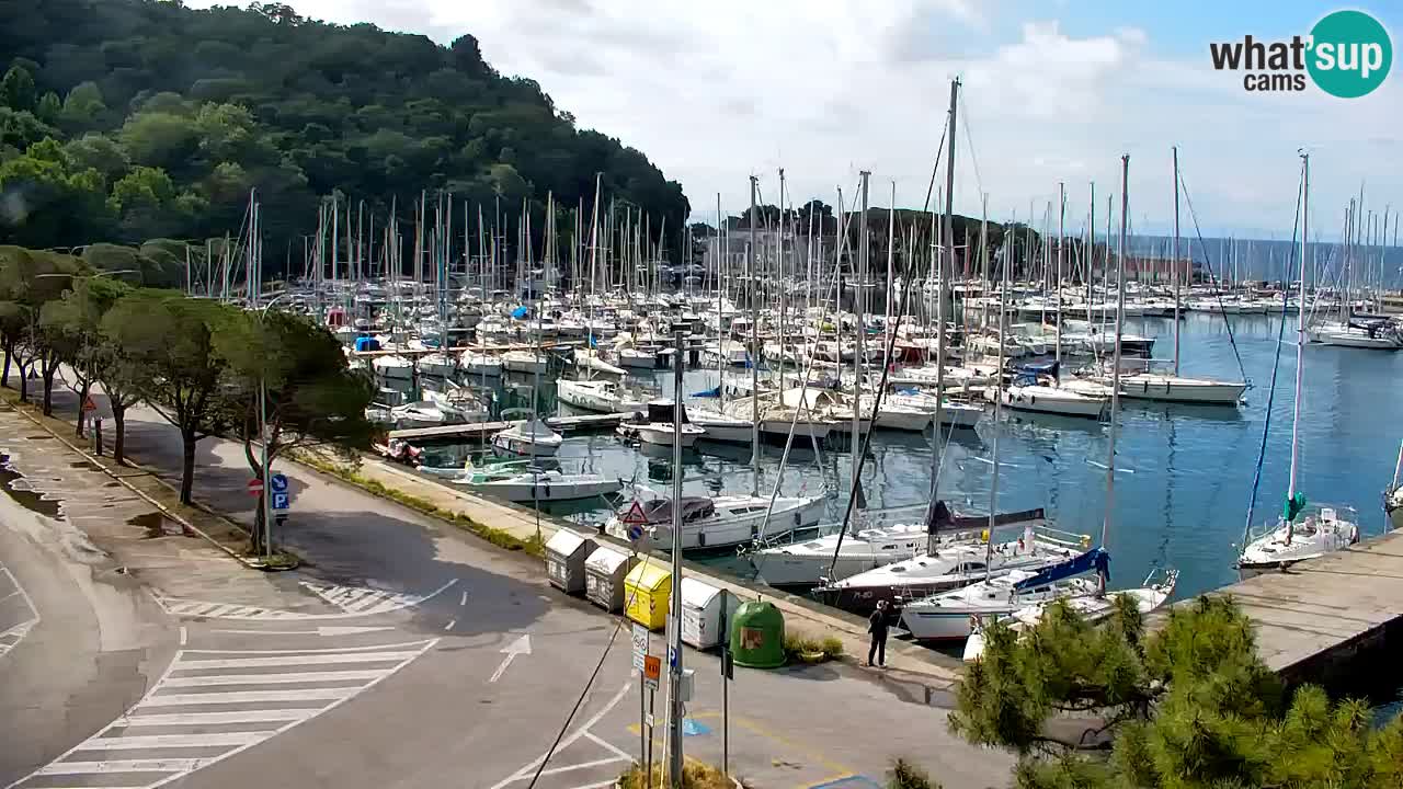 Webcam Sistiana – Vue sur la marina et la baie