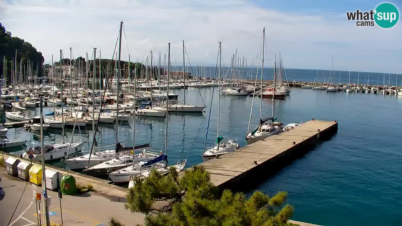Webcam Sistiana – Vue sur la marina et la baie