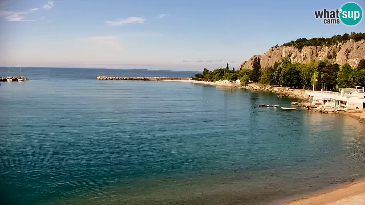 Webcam Sistiana – Blick auf Marina und Bucht