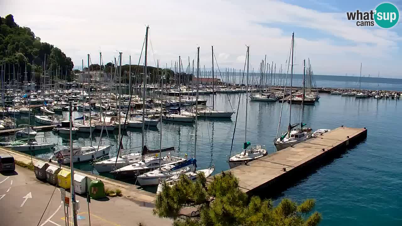 Webcam Sistiana – Vista sulla marina e sulla baia