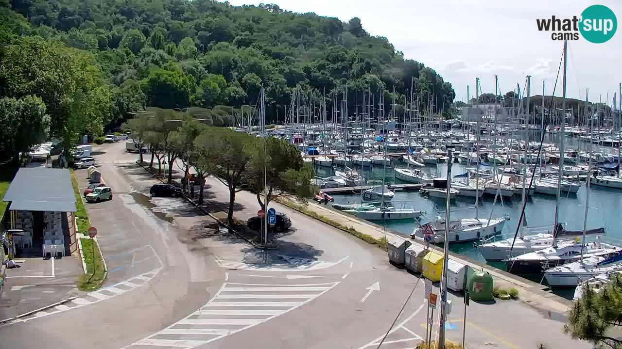 Webcam Sistiana – Vista sobre la marina y la bahía