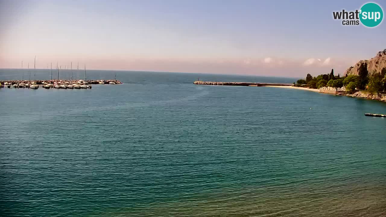 Webcam Sistiana – Vista sulla marina e sulla baia
