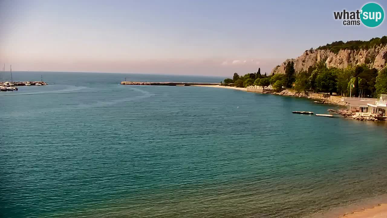 Webcam Sistiana – Vue sur la marina et la baie
