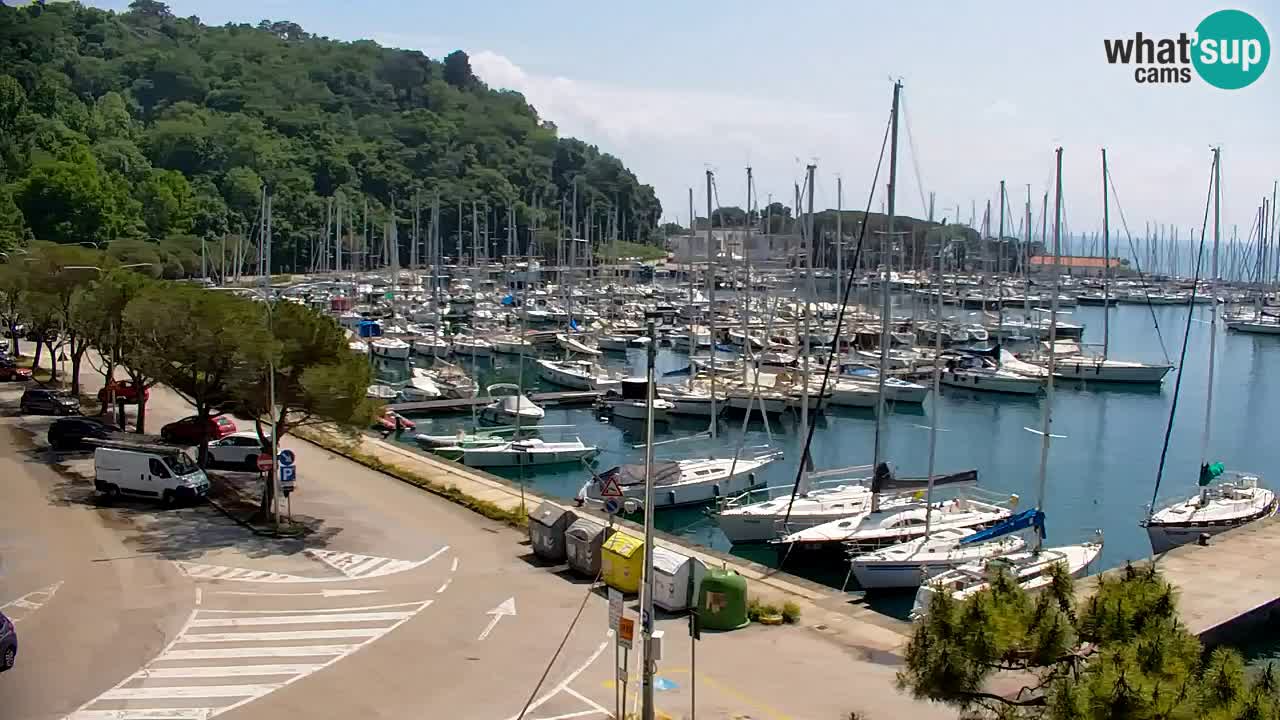Webcam Sistiana – Vista sulla marina e sulla baia