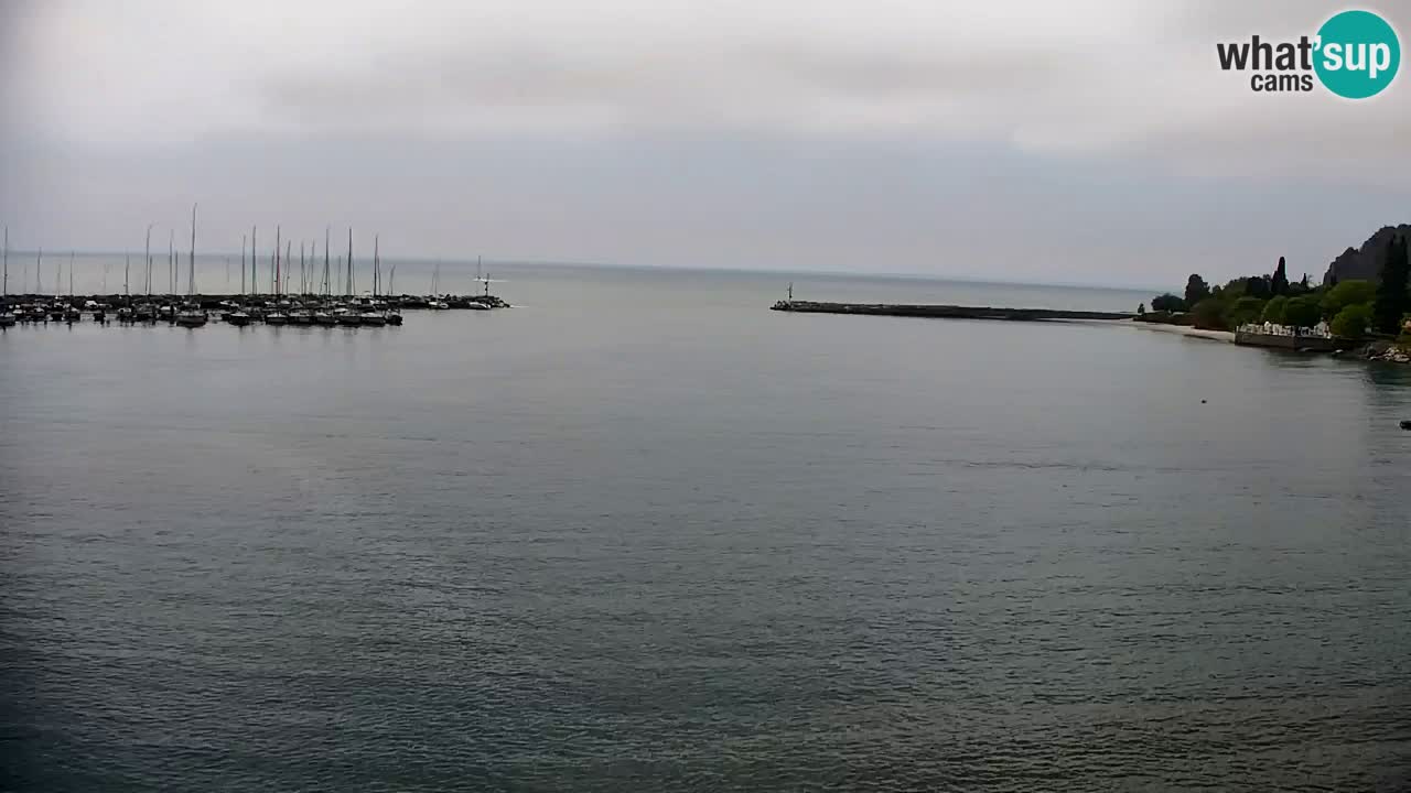 Webcam Sistiana – Vue sur la marina et la baie