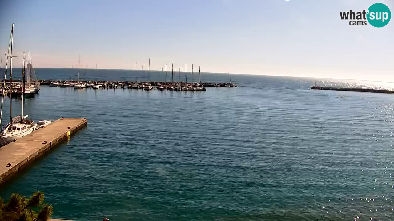 Webcam Sistiana – Vue sur la marina et la baie