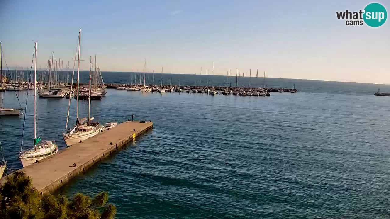 Webcam Sistiana – Vista sulla marina e sulla baia