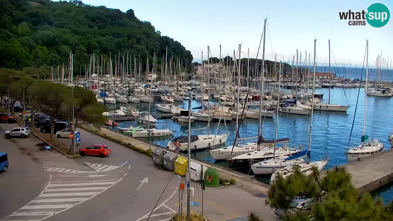 Webcam Sistiana – Blick auf Marina und Bucht