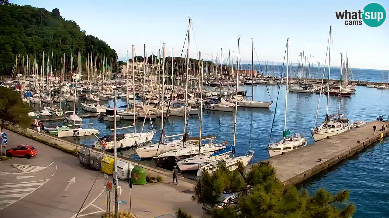 Webcam Sistiana – Blick auf Marina und Bucht