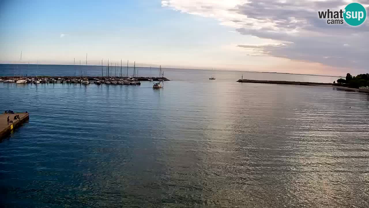 Webcam Sistiana – Vue sur la marina et la baie