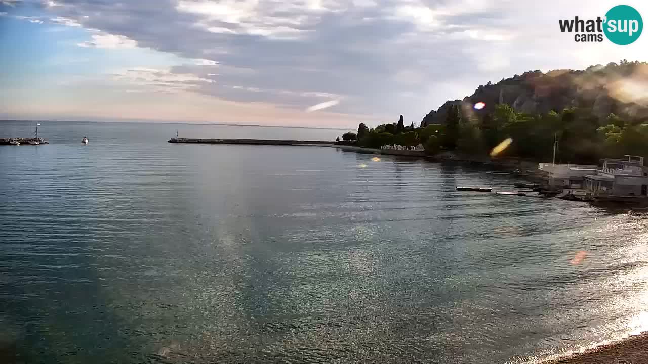 Webcam Sistiana – Blick auf Marina und Bucht