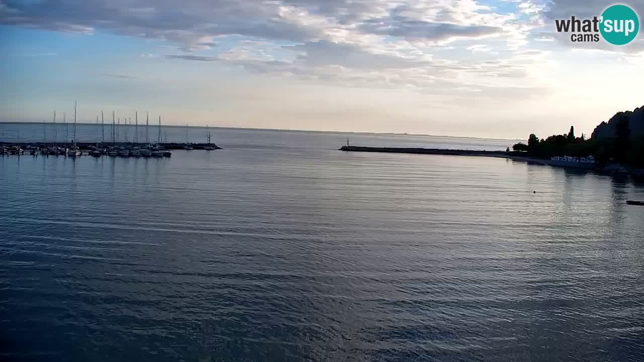 Webcam Sistiana – Blick auf Marina und Bucht