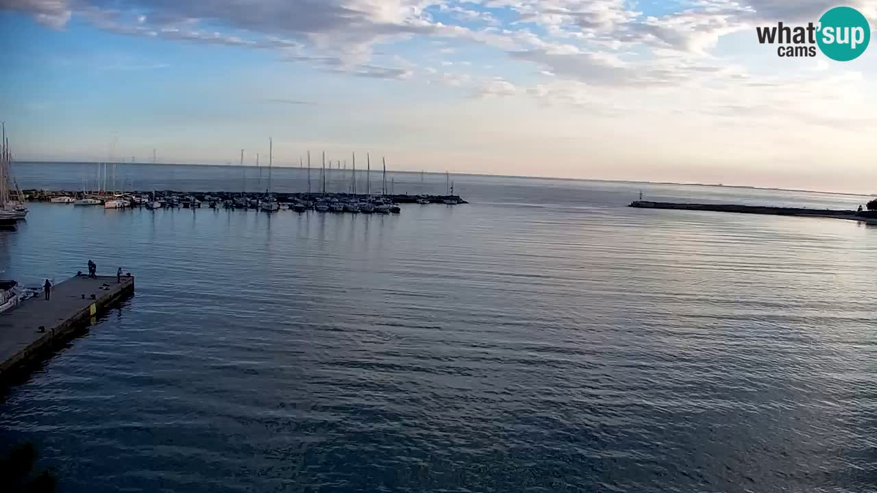 Webcam Sistiana – Vue sur la marina et la baie