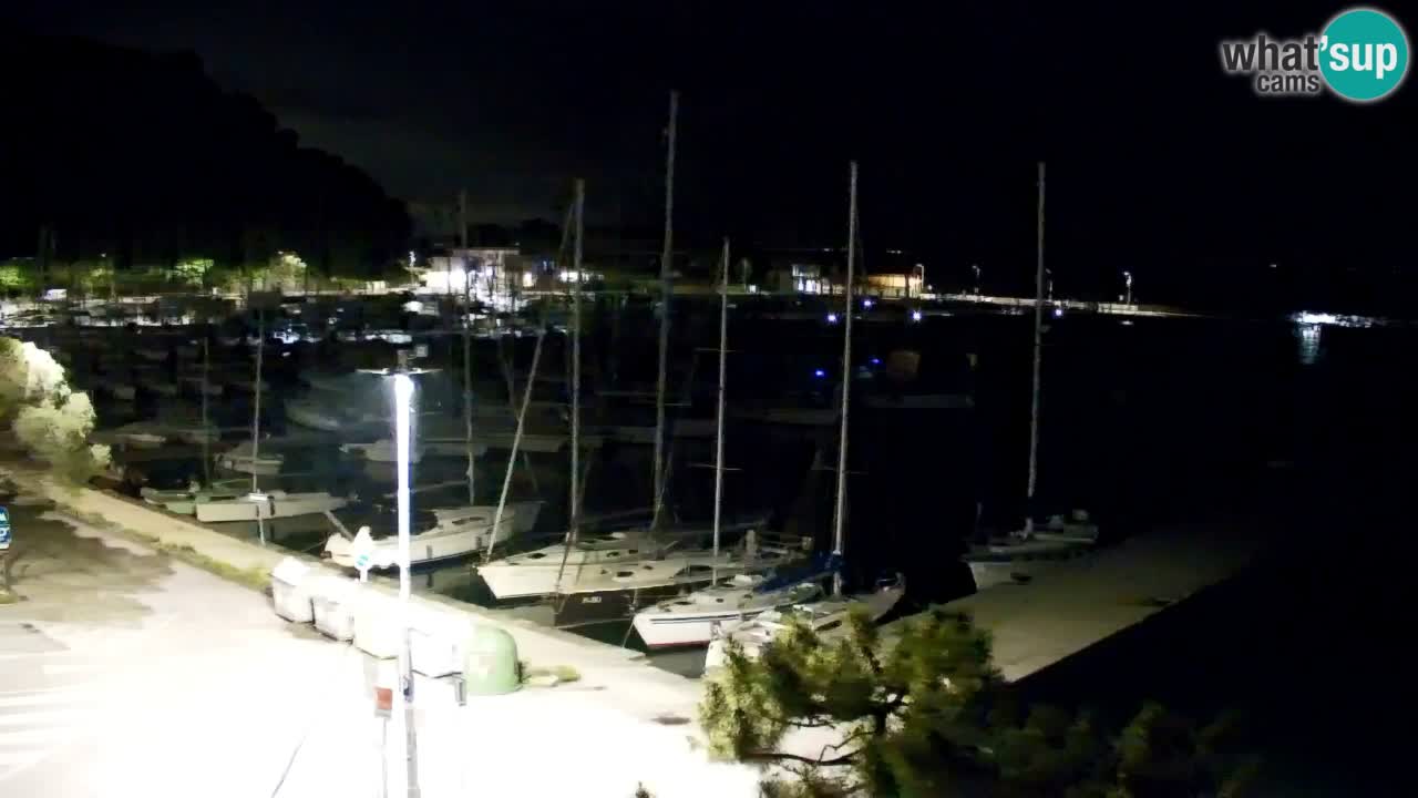 Webcam Sistiana – Vista sobre la marina y la bahía