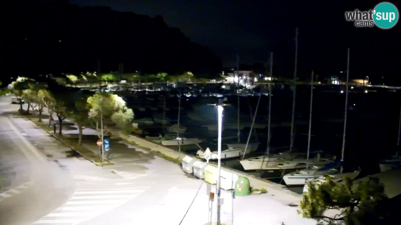 Spletna kamera Sesljan (Sistiana) – Pogled na marino in zaliv